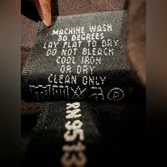 Lafayette 148 Brown Button-Up Cotton Blend Workwear Blouse Shirt size 10 - Picture 10 of 11